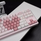 Peaches 104+25 Full PBT Dye-subbed Keycaps Set for Cherry MX Mechanical Gaming Keyboard